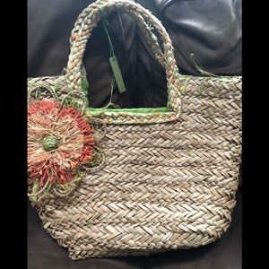 Benetton straw bag 💼